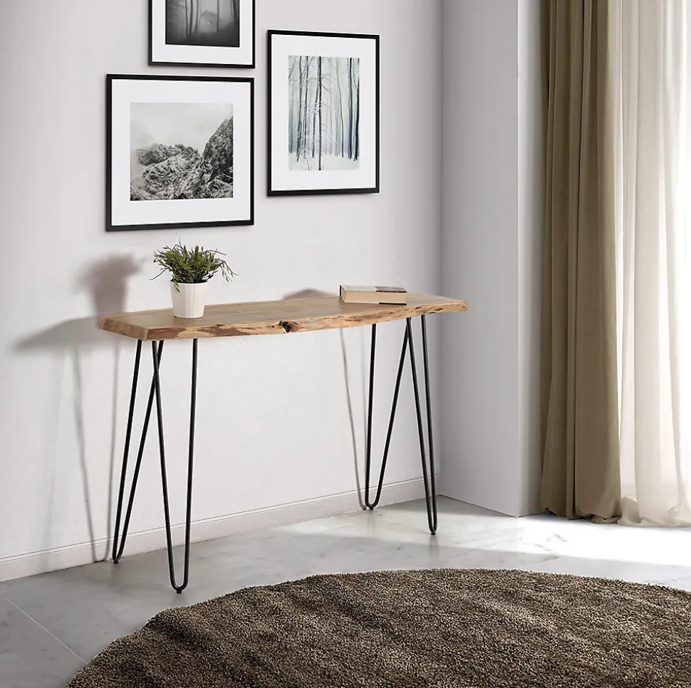 Console en bois d'acacia massif