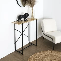 Console en mdf et métal Loka - Type: Console
