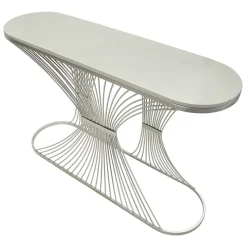 Console en métal Stripe 120x35x79 cm