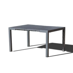 Console extensible 2 à 12 places en aluminium - OLHAO