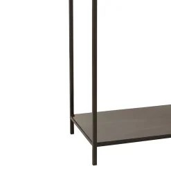 Console niveaux asymétriques en métal noir