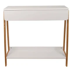 Console scandinave en bois avec tiroir Ida