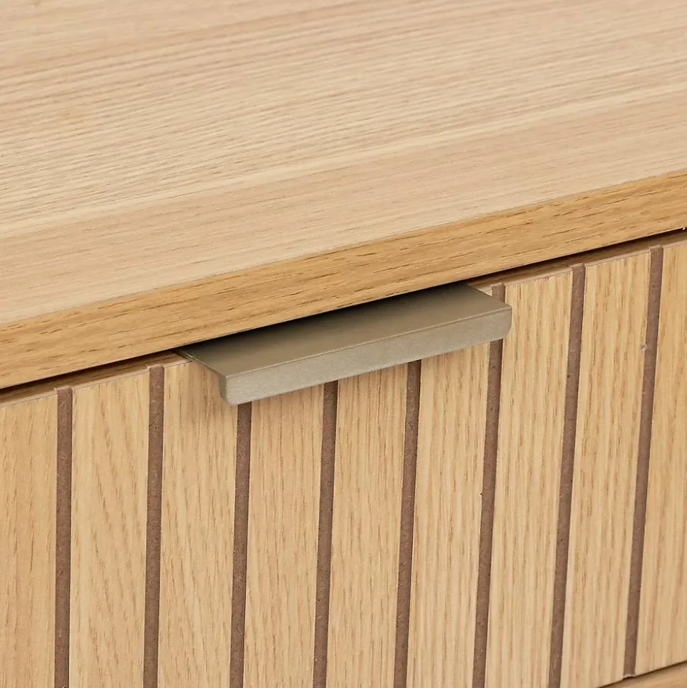 Console Tasso L80,5cm effet bois naturel - Beige- 5five