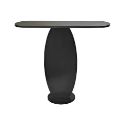 Console Toliman, Table polyvalente, Armoire de rangement, Bureau du couloir, 100x30h81 cm, Anthracite