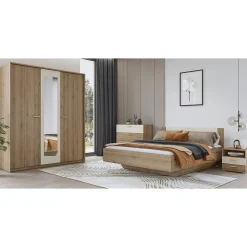 Contour de finition design VERTIGO Pour armoire 3 portes Chene sauvage Elément décoratif