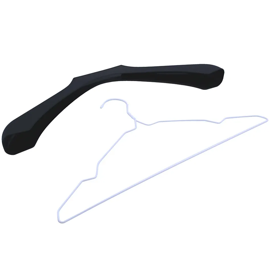 Coque pour cintres en plastique noir