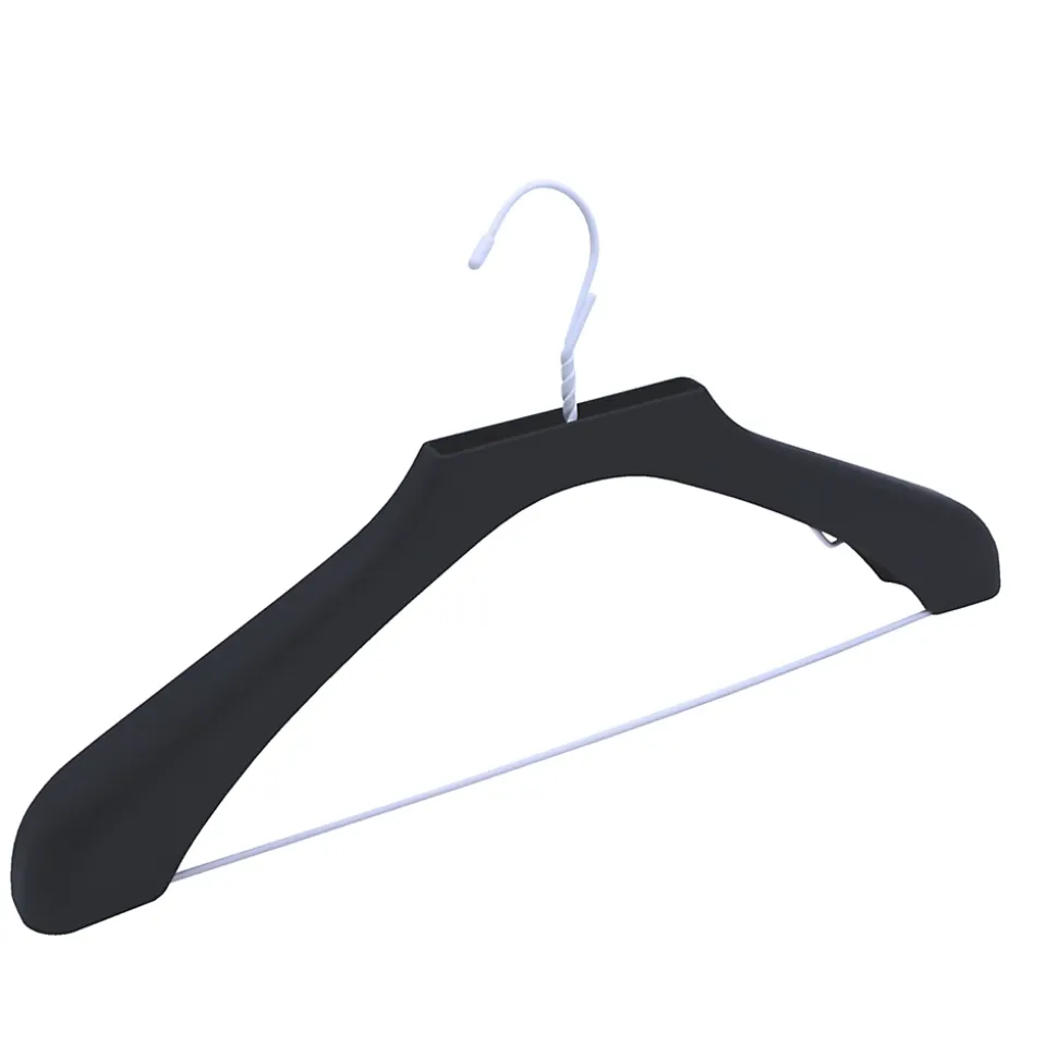 Coque pour cintres en plastique noir