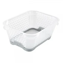 Corbeille de rangement A7 anti dérapant - Gris