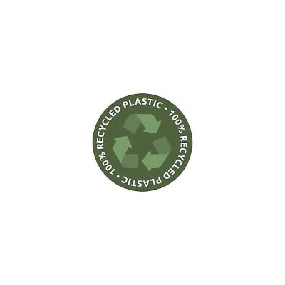 Corbeille de rangement ronde en plastique élégante Seoul L - Bleu