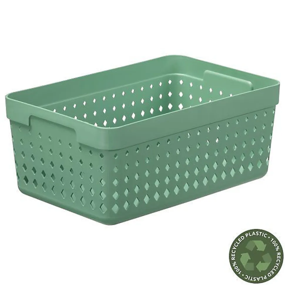 Corbeille design pour bureau ou salle de bain XL - Vert