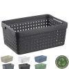 Corbeille design pour bureau ou salle de bain XL - Noir