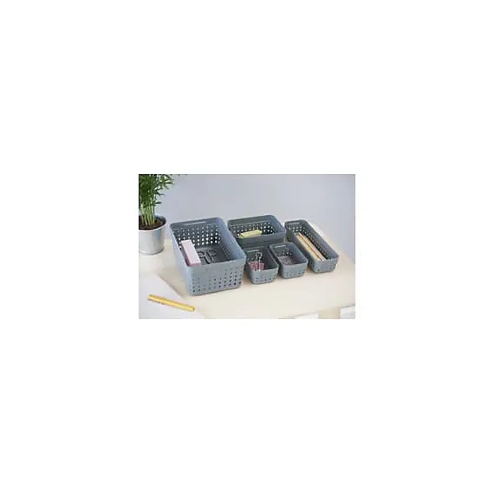 Corbeille design pour bureau ou salle de bain XL - Noir