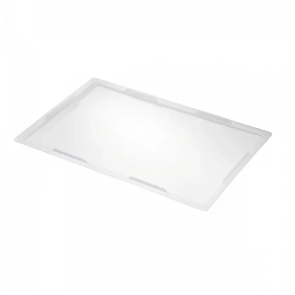 Couvercle pour caisse pleine 600 x 400 x 25 mm - blanc
