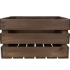 Creative Deco Caisse en Bois Wengé 40 x 30 x 23 cm - Caisse Rangement Bois - Caisse en Bois Vintage - Cagette Bois Deco