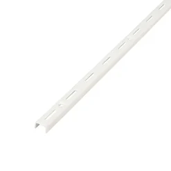 Crémaillère Lony simple perforation 200cm blanc Form