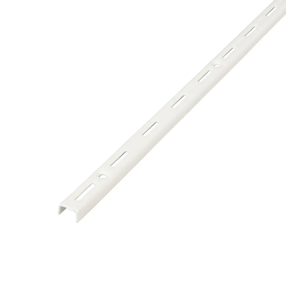 Crémaillère Lony simple perforation 200cm blanc Form