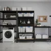 Crochet simple à visser noir mat GoodHome Rand taille S