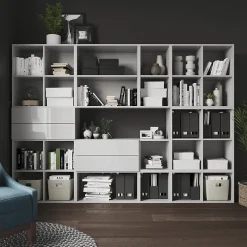 Croisillon pour étagère blanc GoodHome Atomia H. 71,4 x L. 71,4 x P. 33,2 cm