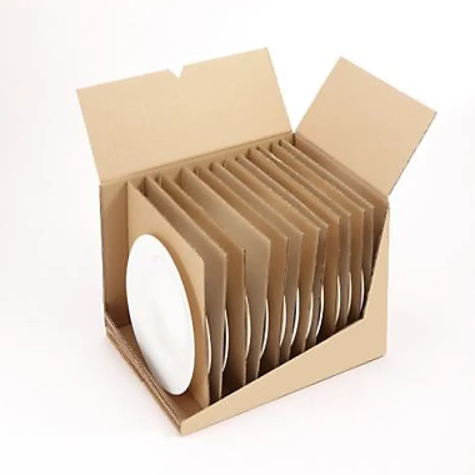Croisillons de calage en carton Mottez capacité maxi 13 assiettes