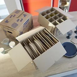 Croisillons de calage en carton Mottez capacité maxi 13 assiettes