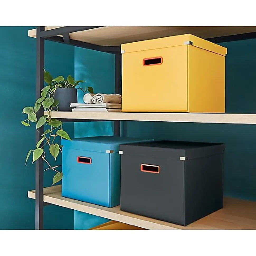 Cube en Carton robuste pour rangement Cosy - Jaune