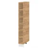 Cuisineandcie - Colonne de cuisine étagère ouverte Bellissi Chene L 20 cm