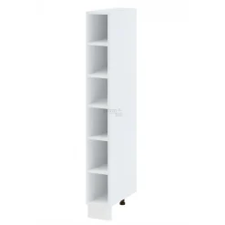 Cuisineandcie - Colonne de cuisine étagère ouverte Bellissi Blanc L 20 cm