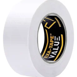 DEFENDER EXA-TAPE-VALUE W 50 ruban gaffer blanc 50 mm x 50 m, adhésif caoutchouc, ép. 0,17 mm