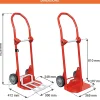 Diable - Bavette fixe + repliable - 1 barre de maintien - 180kg - 810010388