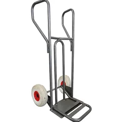 Diable - Pelle fixe 238x405mm - charge 250kg - Roues increvables non tachantes silenc. - DVPF2-RINC-BR