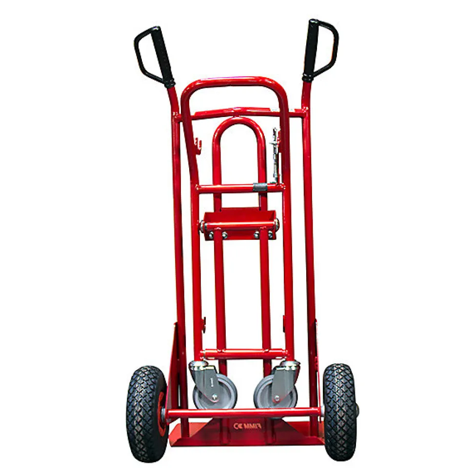 Diable 3 positions acier - Charge max 250kg / 350kg - Roues gonflables - 810006146
