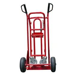 Diable 3 positions acier - Charge max 250kg / 350kg - Roues increvables - 810009344