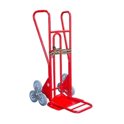 Diable 3 roues pliant charge 250kg - Roues caoutchouc gris non tachant - 810212033