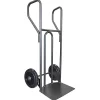 Diable acier charge 250kg - Roues caout. élast. noir silencieux - DVPF1-RSN