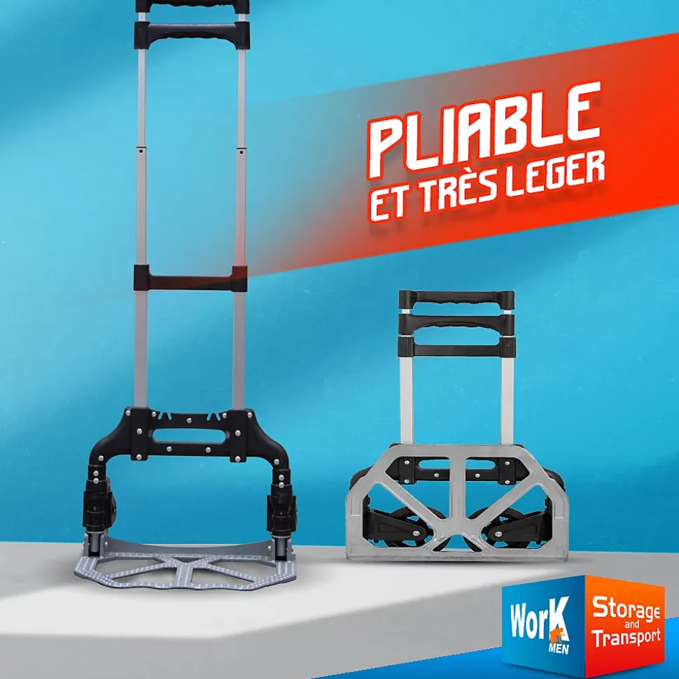 Diable aluminium pliable max 70kg - Work Men