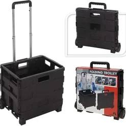 Diable avec Caisse de transport Pliable charge 35 kg