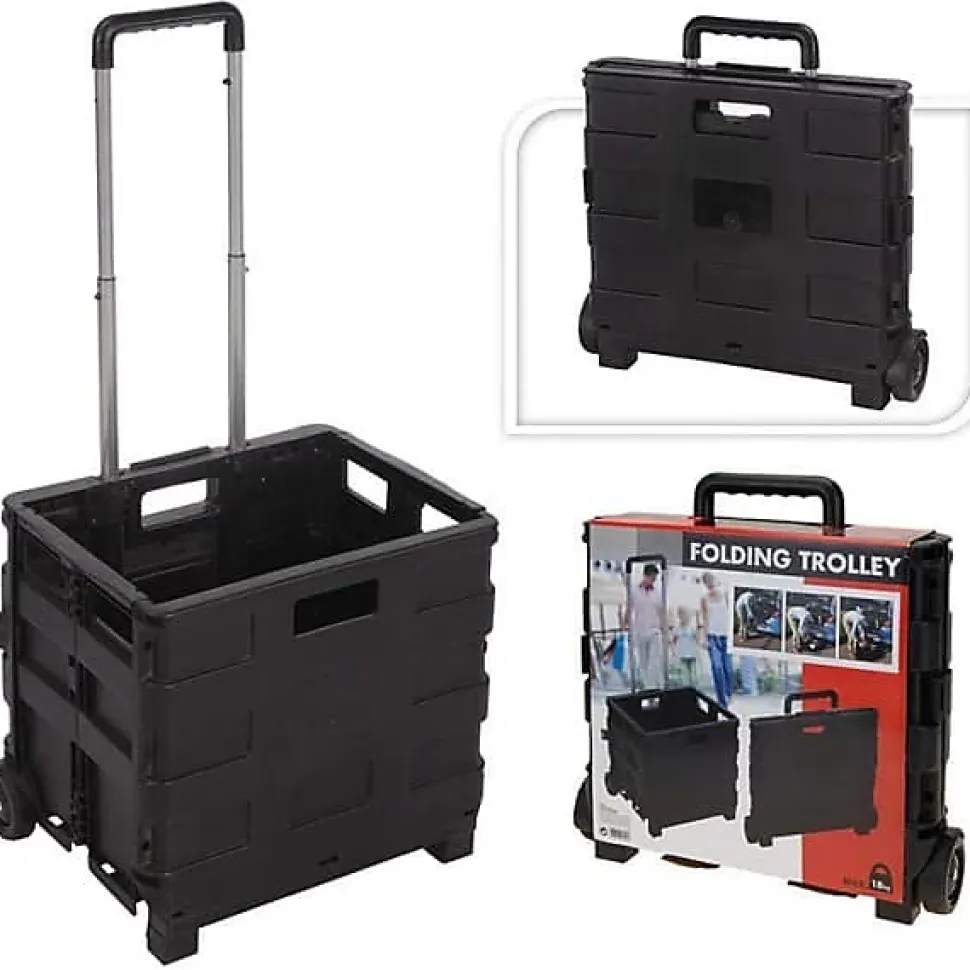 Diable avec Caisse de transport Pliable charge 35 kg