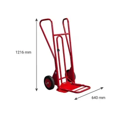 Diable bavette pliante et fixe 250kg - Roues increvables - 810212022