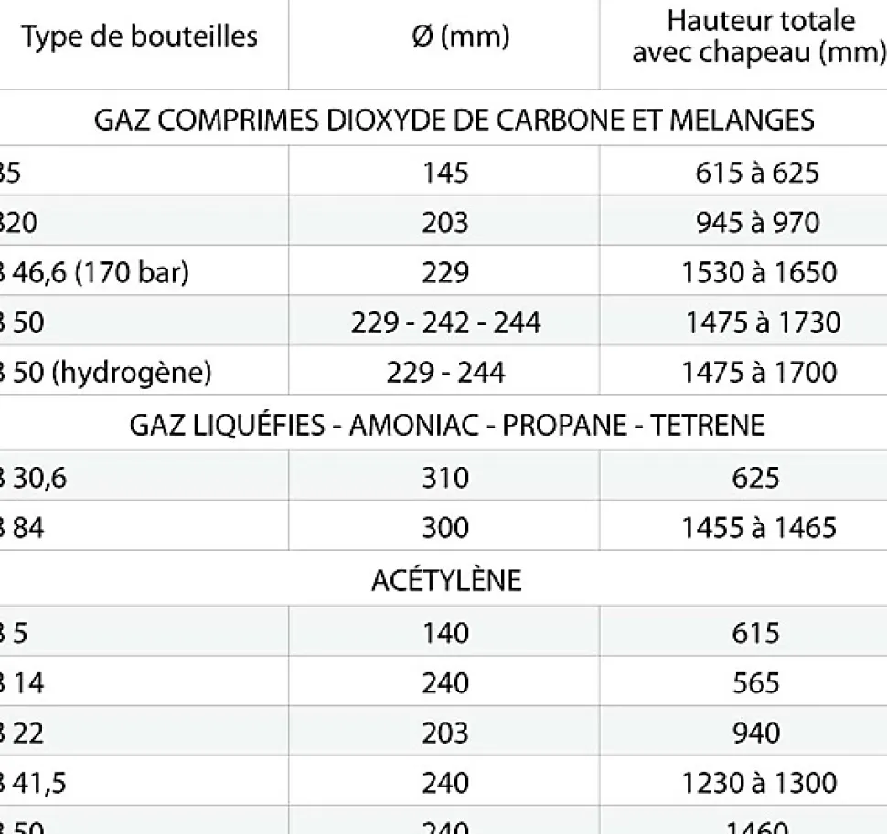 Diable bouteille de gaz tout terrain - Charge max 200kg - 810000149