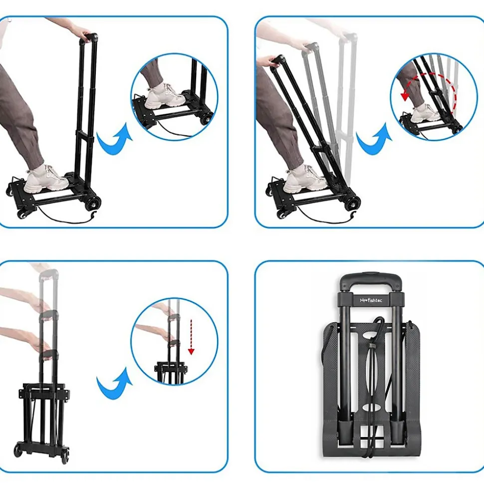 Diable FISHTEC Manitout pliable 35 kg