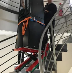 Diable électrique pour escaliers - Stabilisation intégrée - Charge 400kg - DOMSTAB400