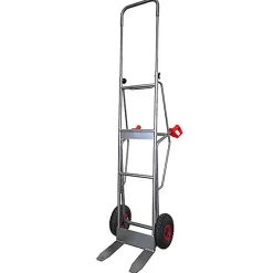 Diable maraîcher à fourches 250kg - Roues pneumatiques - DMPO250-RG