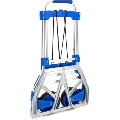 Diable pliable en aluminium réglable en hauteur Chariot charge transport 90 kg