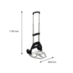 Diable pliant aluminium - Capacité 250kg - 815007043