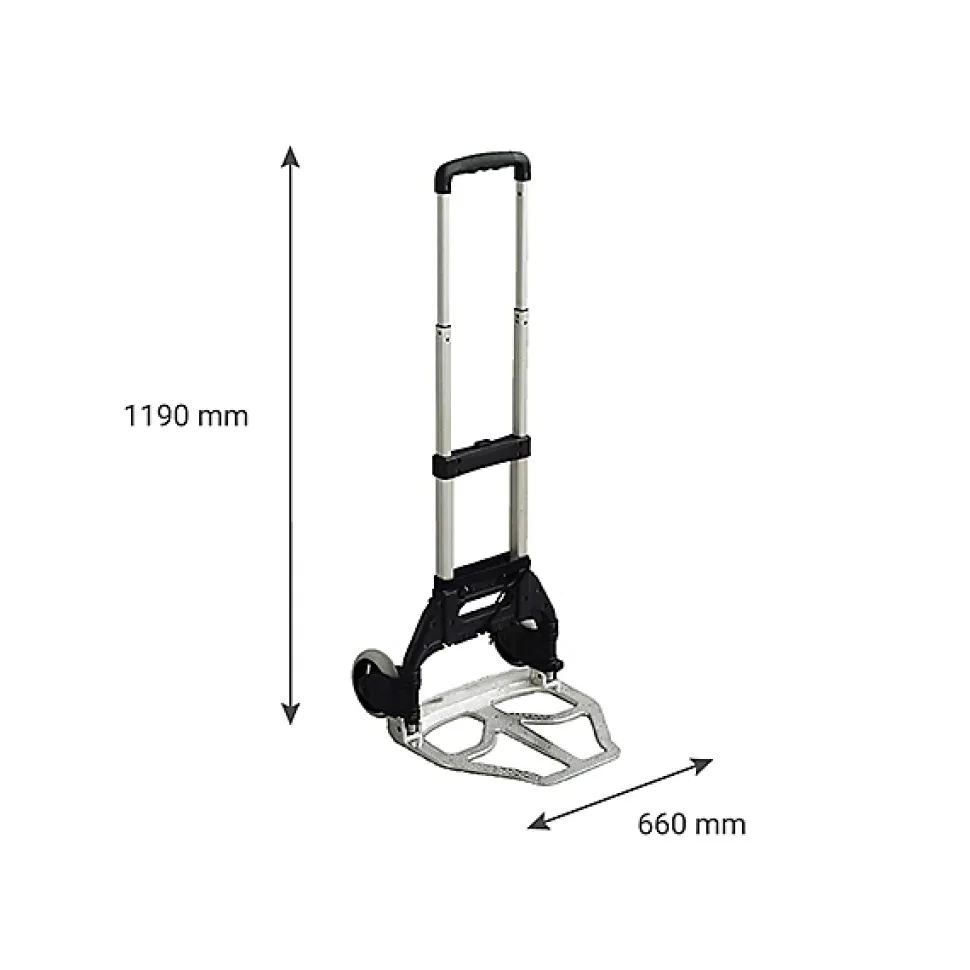 Diable pliant aluminium - Capacité 250kg - 815007043