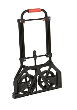 Diable pliant capacité maxi 80 kg en aluminium et acier roues pneumatiques l.41 x P.48 x H. 99 cm