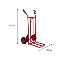 Diable pliant charge 250kg - Roues increvables - 810201022