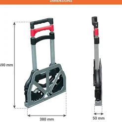 Diable pliant ultra compact - Charge max 70kg - 815007144
