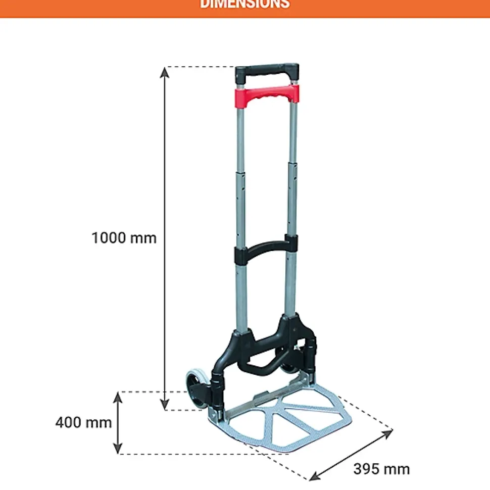 Diable pliant ultra compact - Charge max 70kg - 815007144