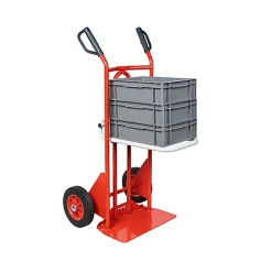 Diable porte-bacs - Roues pneumatiques - Charge max 250kg - 810005347